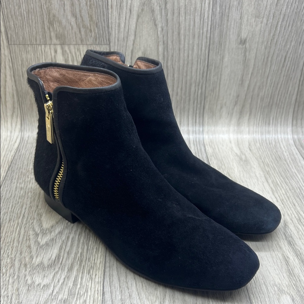 Louise et Cie Black Suede Ankle Boots